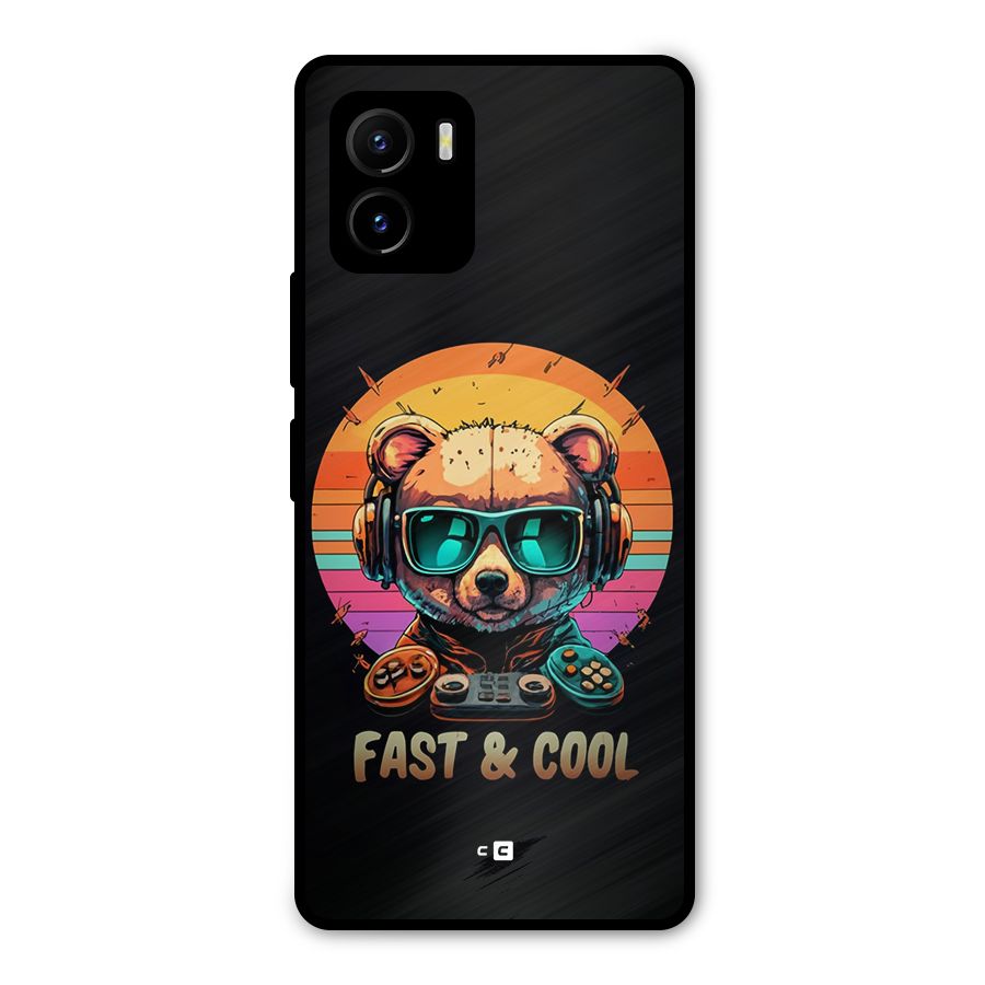 Fast And Cool Metal Back Case for Vivo Y15s