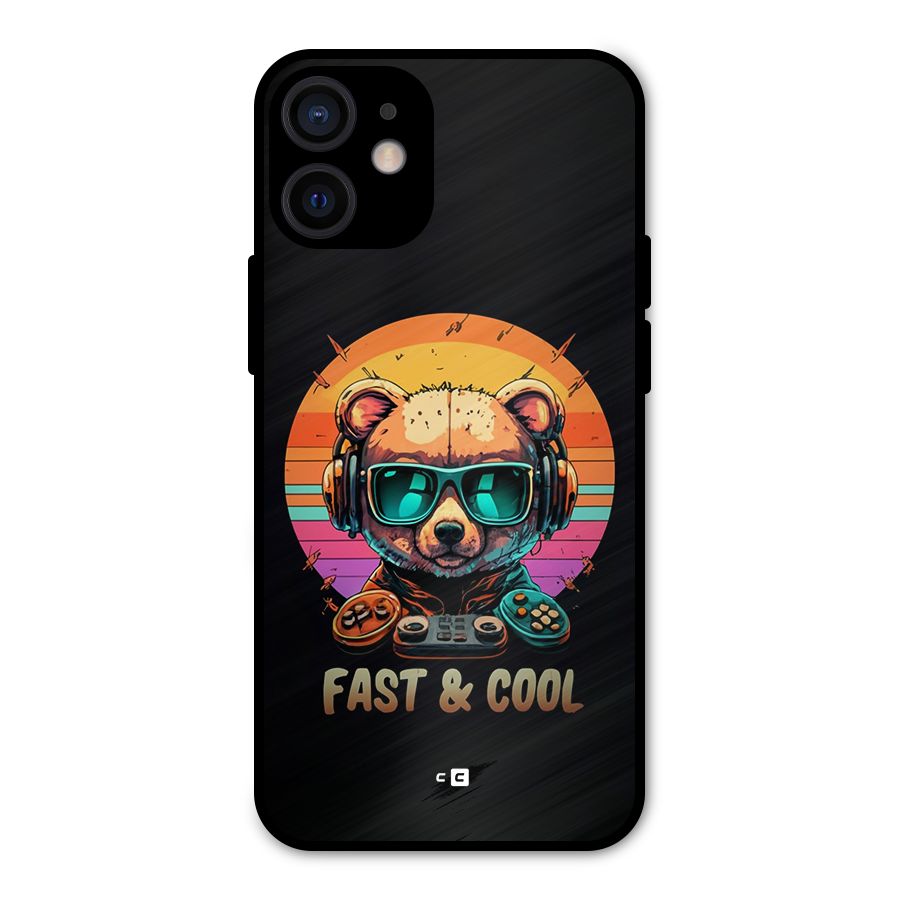 Fast And Cool Metal Back Case for iPhone 12 Mini
