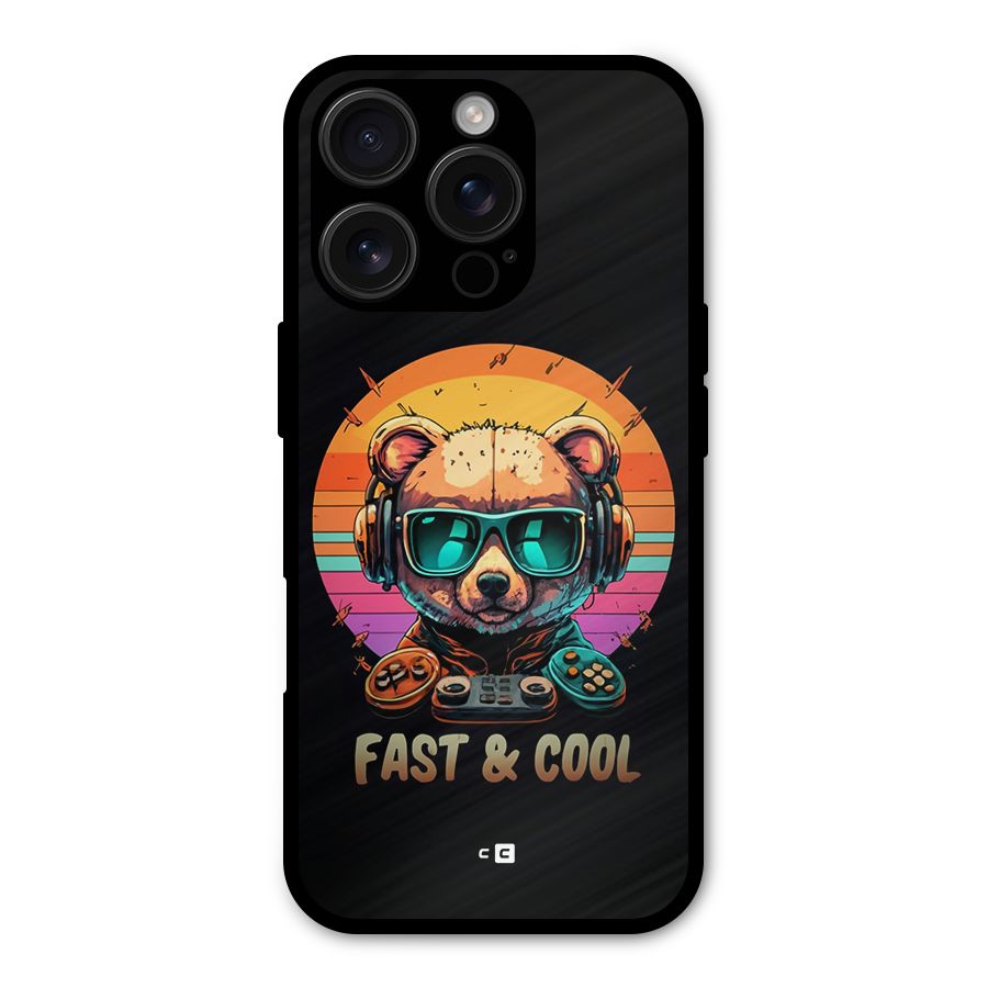 Fast And Cool Metal Back Case for iPhone 16 Pro