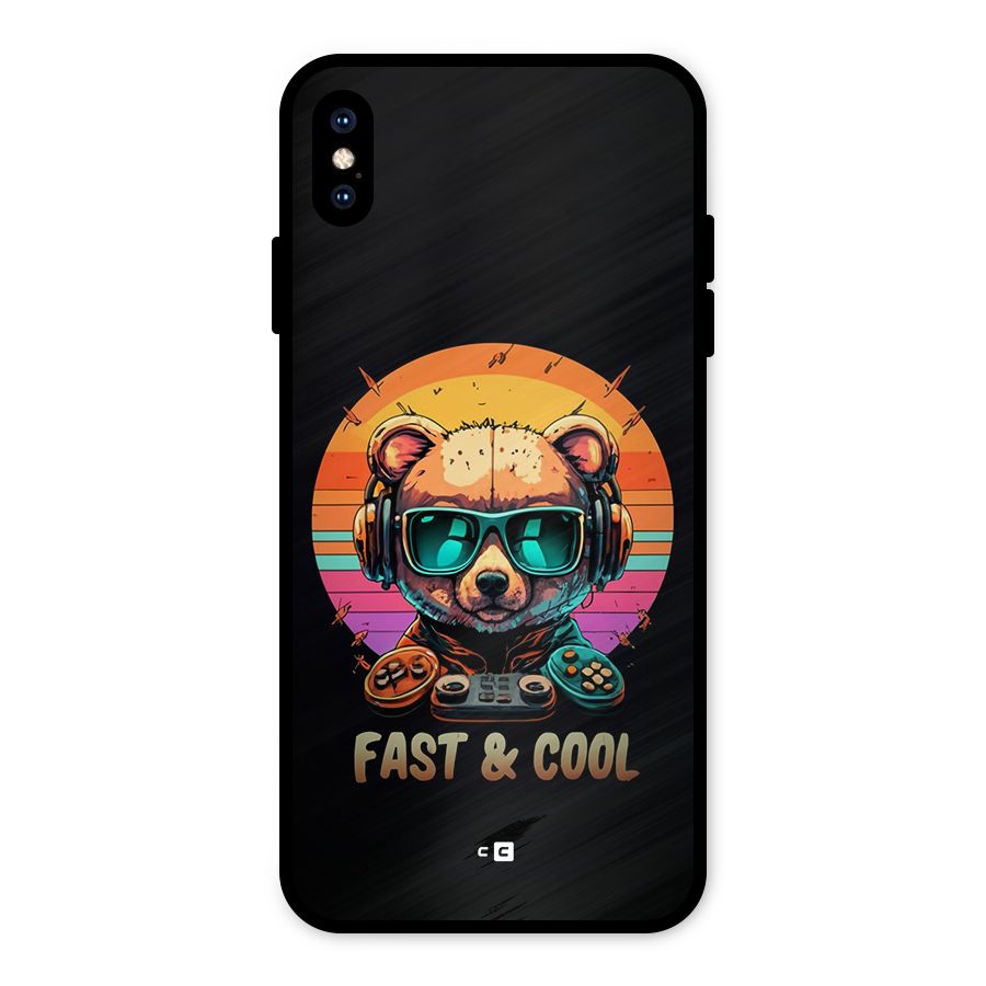 Fast And Cool Metal Back Case for iPhone XS Max