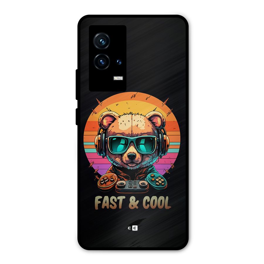 Fast And Cool Metal Back Case for iQOO 9 5G