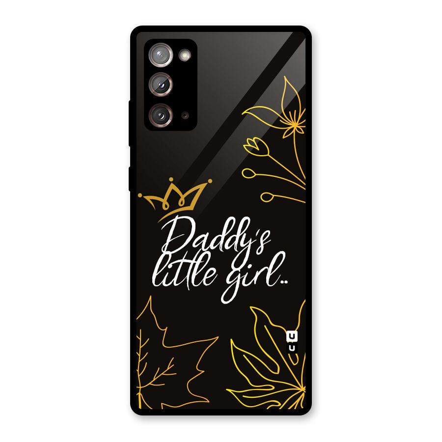 Favorite Little Girl Glass Back Case for Galaxy Note 20