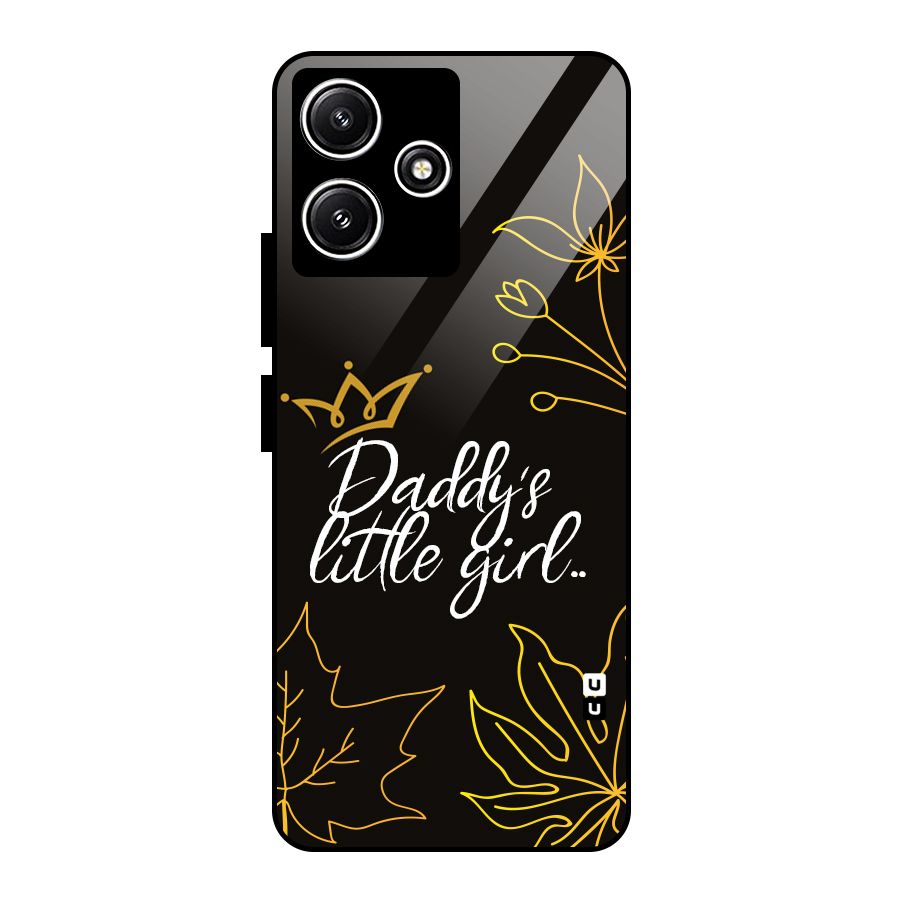Favorite Little Girl Glass Back Case for Redmi 12 5G