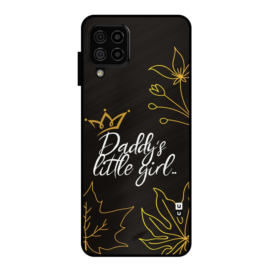 Favorite Little Girl Metal Back Case for Galaxy A22 4G