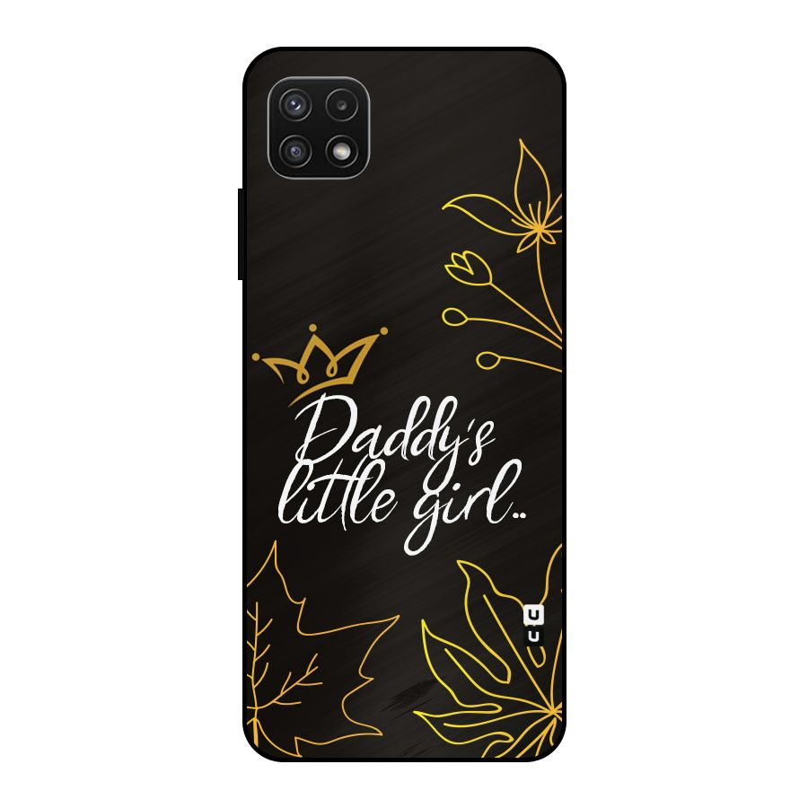 Favorite Little Girl Metal Back Case for Galaxy A22 5G