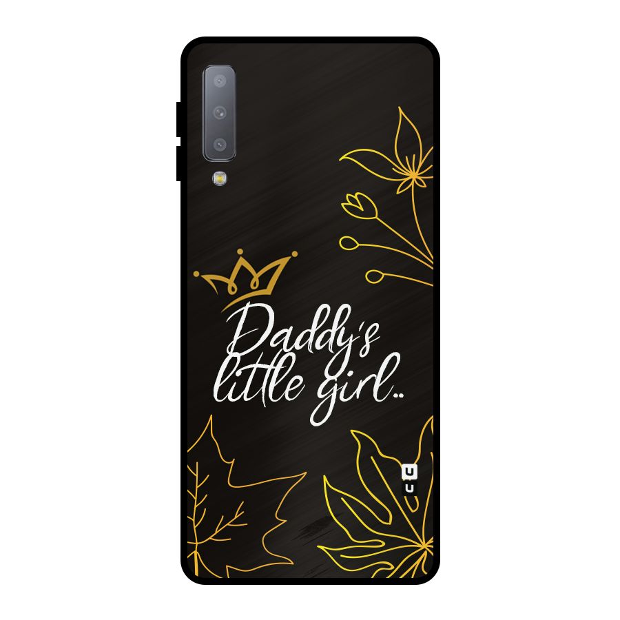 Favorite Little Girl Metal Back Case for Galaxy A7 (2018)