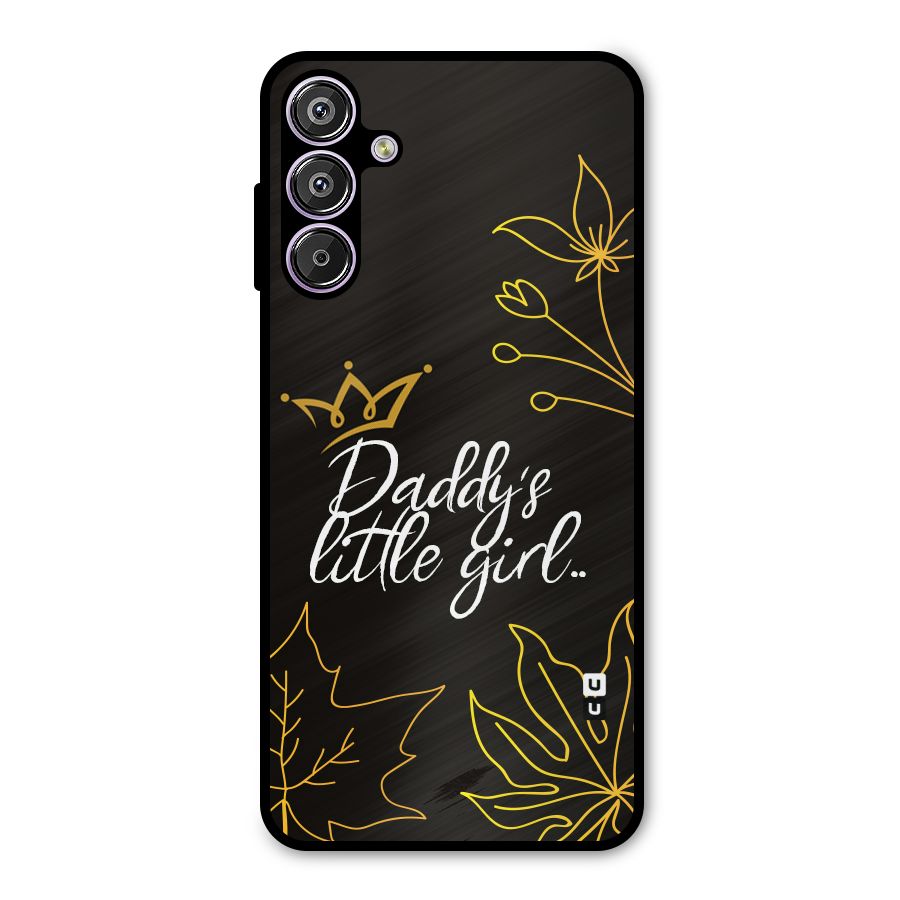 Favorite Little Girl Metal Back Case for Galaxy F15