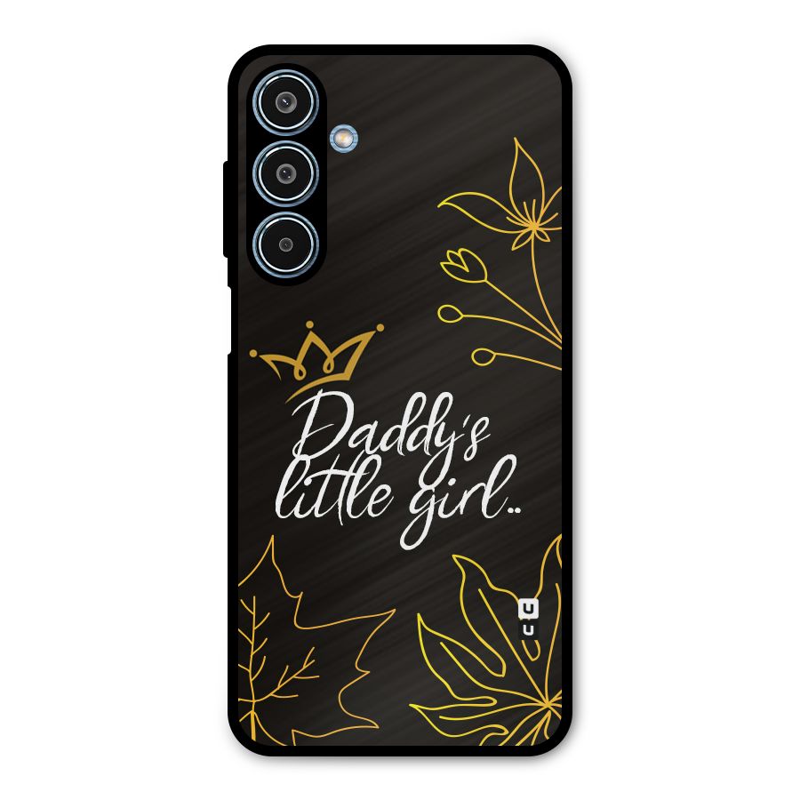 Favorite Little Girl Metal Back Case for Galaxy M35