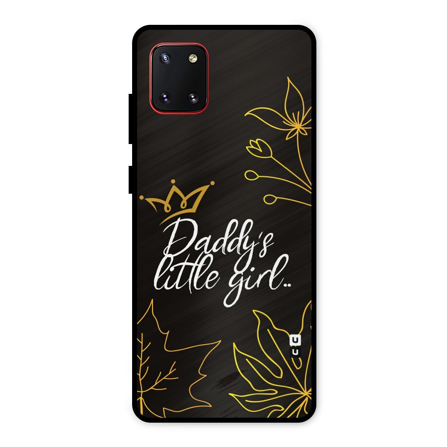 Favorite Little Girl Metal Back Case for Galaxy Note 10 Lite