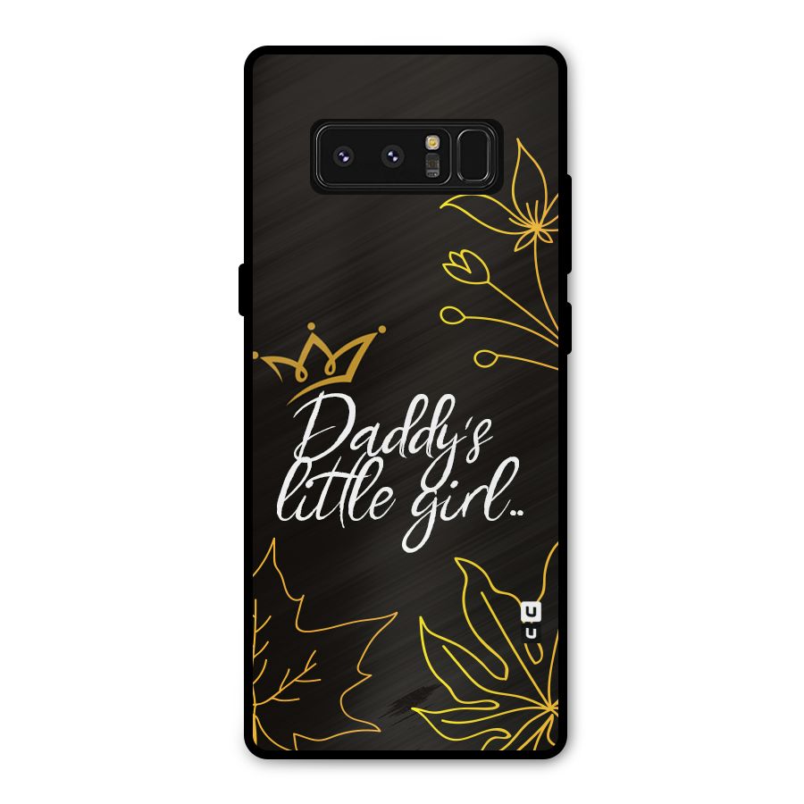 Favorite Little Girl Metal Back Case for Galaxy Note 8