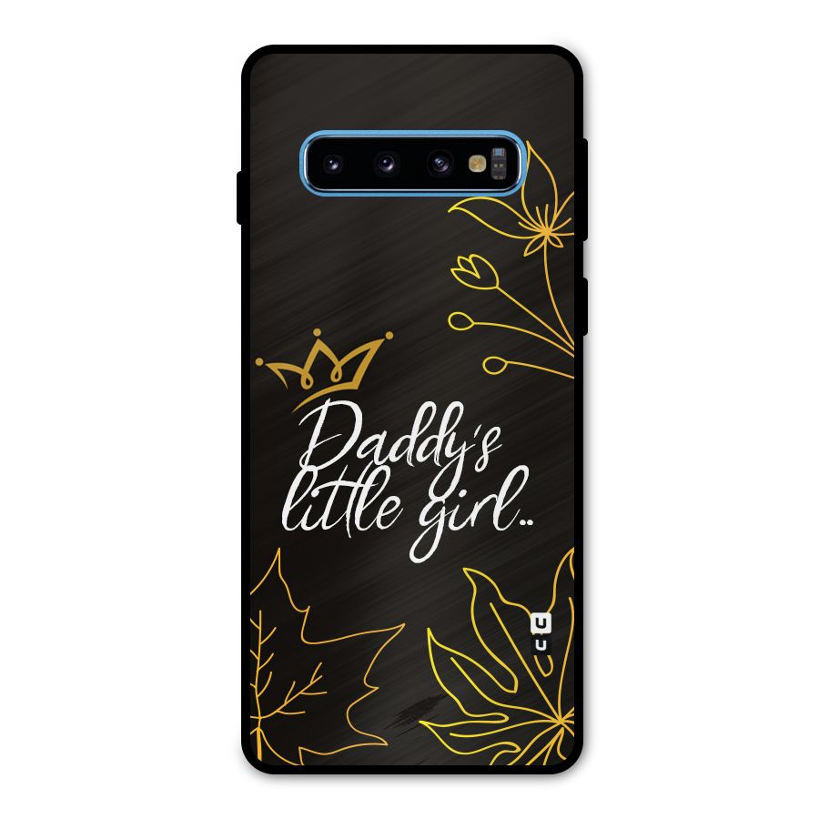 Favorite Little Girl Metal Back Case for Galaxy S10