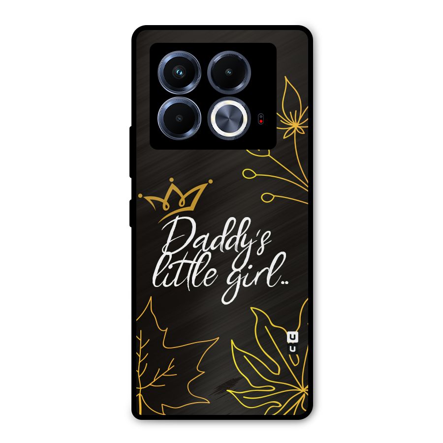 Favorite Little Girl Metal Back Case for Infinix Note 40 5G