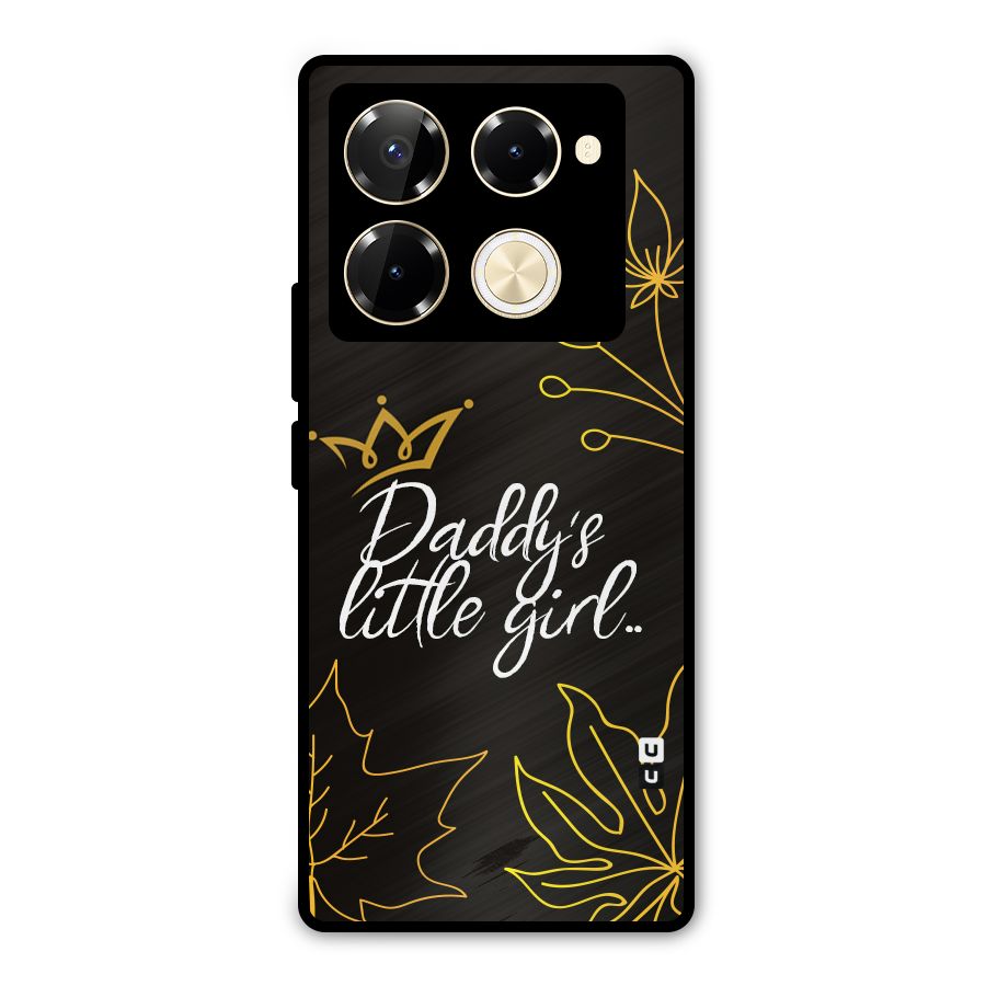 Favorite Little Girl Metal Back Case for Infinix Note 40 Pro Plus