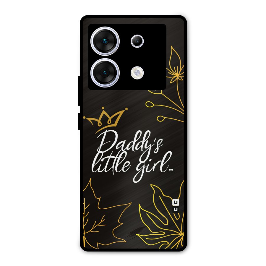 Favorite Little Girl Metal Back Case for Infinix Zero 30 5G