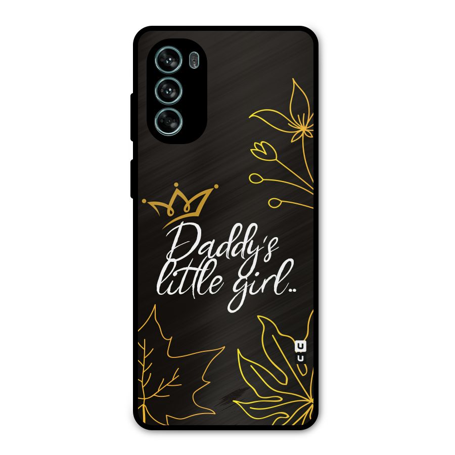 Favorite Little Girl Metal Back Case for Moto G62