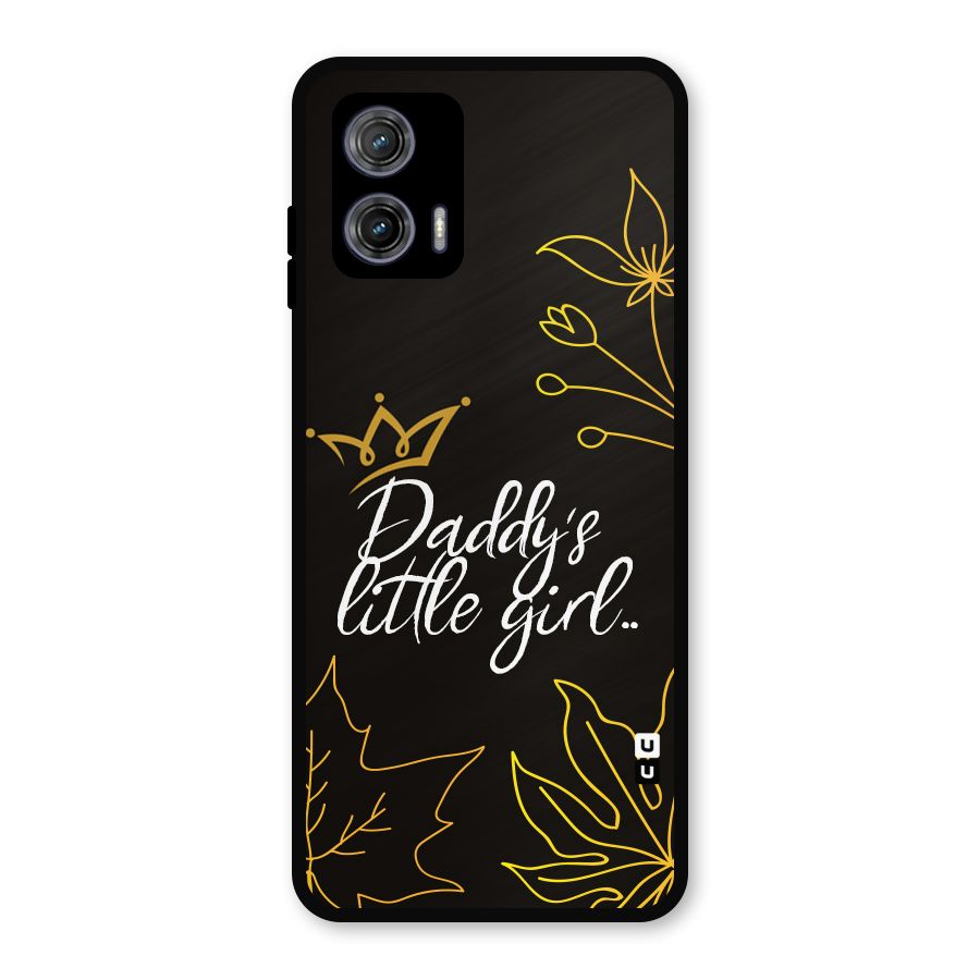 Favorite Little Girl Metal Back Case for Moto G73