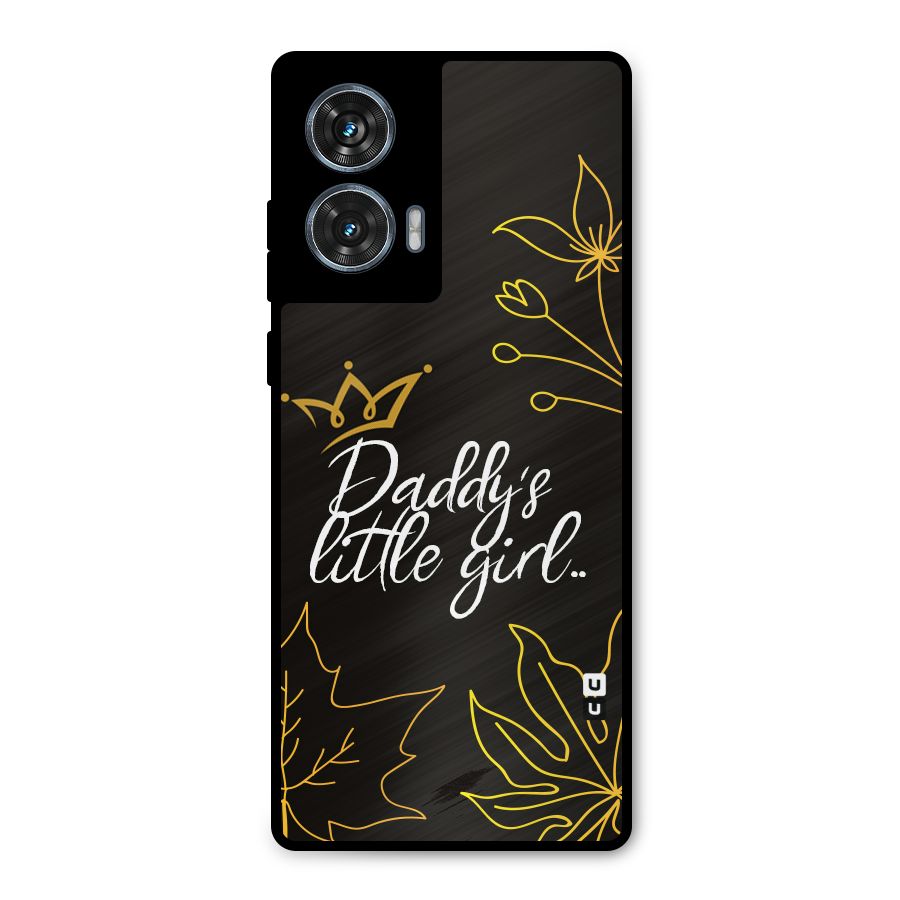 Favorite Little Girl Metal Back Case for Motorola Edge 50 Fusion