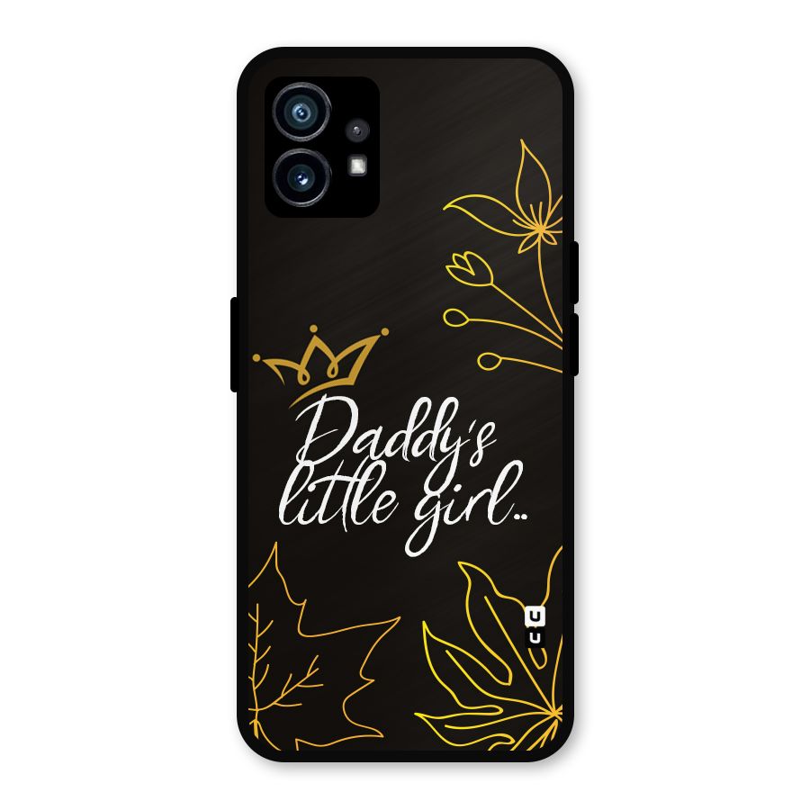 Favorite Little Girl Metal Back Case for Nothing Phone 1