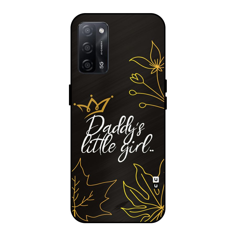 Favorite Little Girl Metal Back Case for Oppo A53s 5G