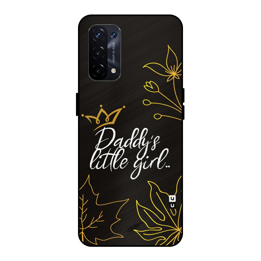 Favorite Little Girl Metal Back Case for Oppo A74 5G
