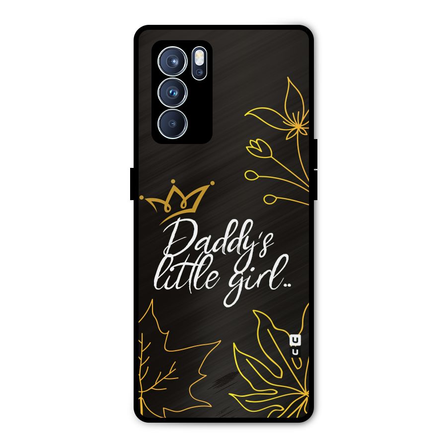 Favorite Little Girl Metal Back Case for Oppo Reno6 Pro 5G