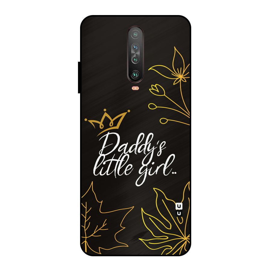 Favorite Little Girl Metal Back Case for Poco X2