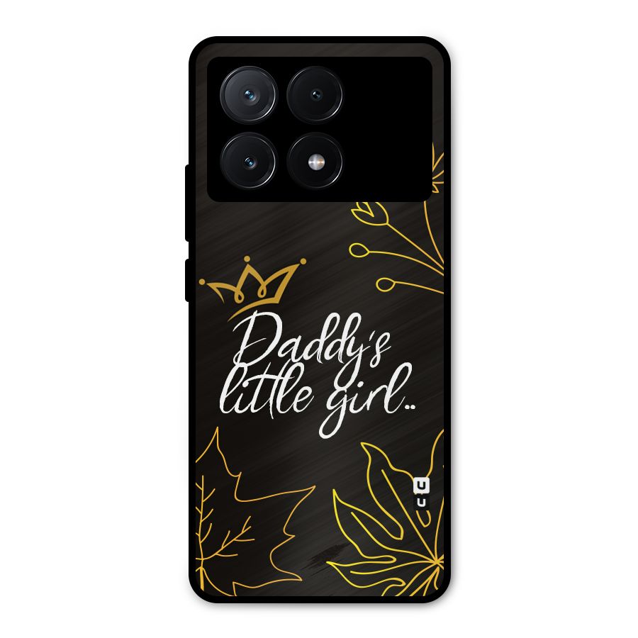 Favorite Little Girl Metal Back Case for Poco X6 Pro