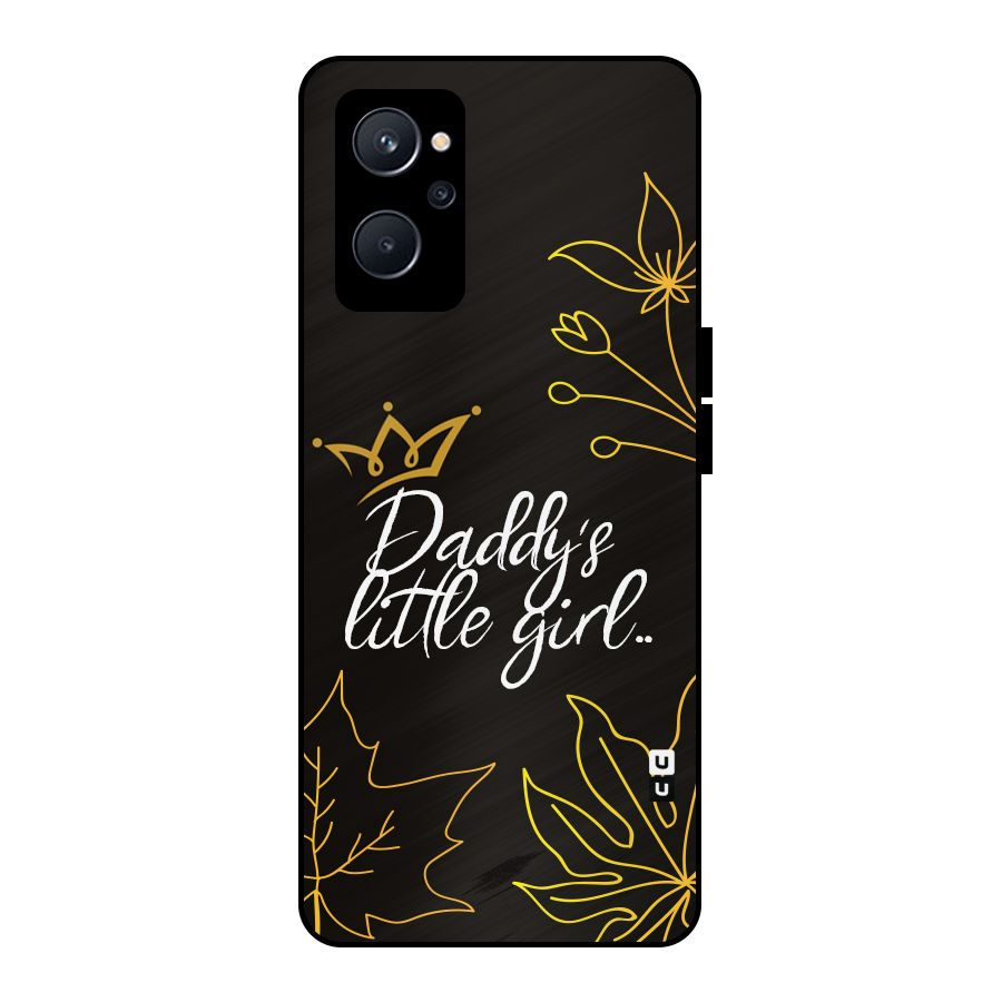 Favorite Little Girl Metal Back Case for Realme 9i 5G