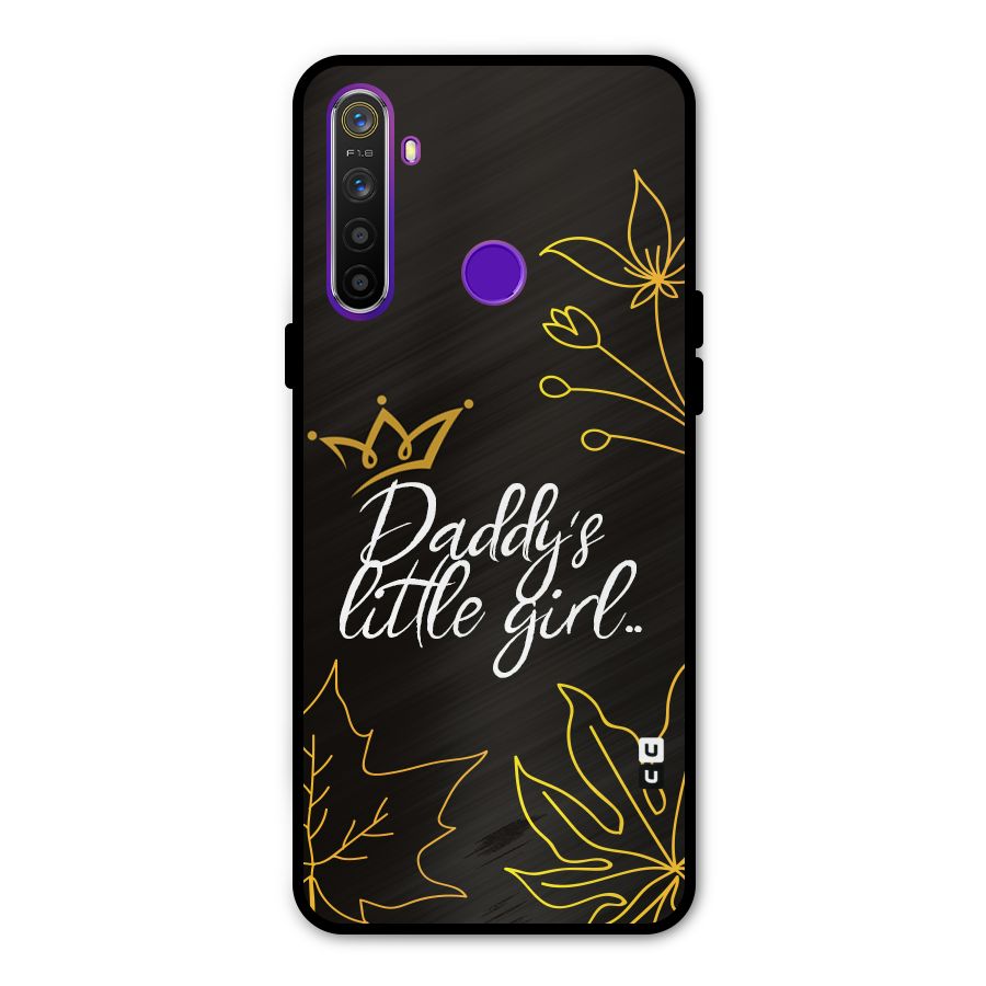 Favorite Little Girl Metal Back Case for Realme Narzo 10