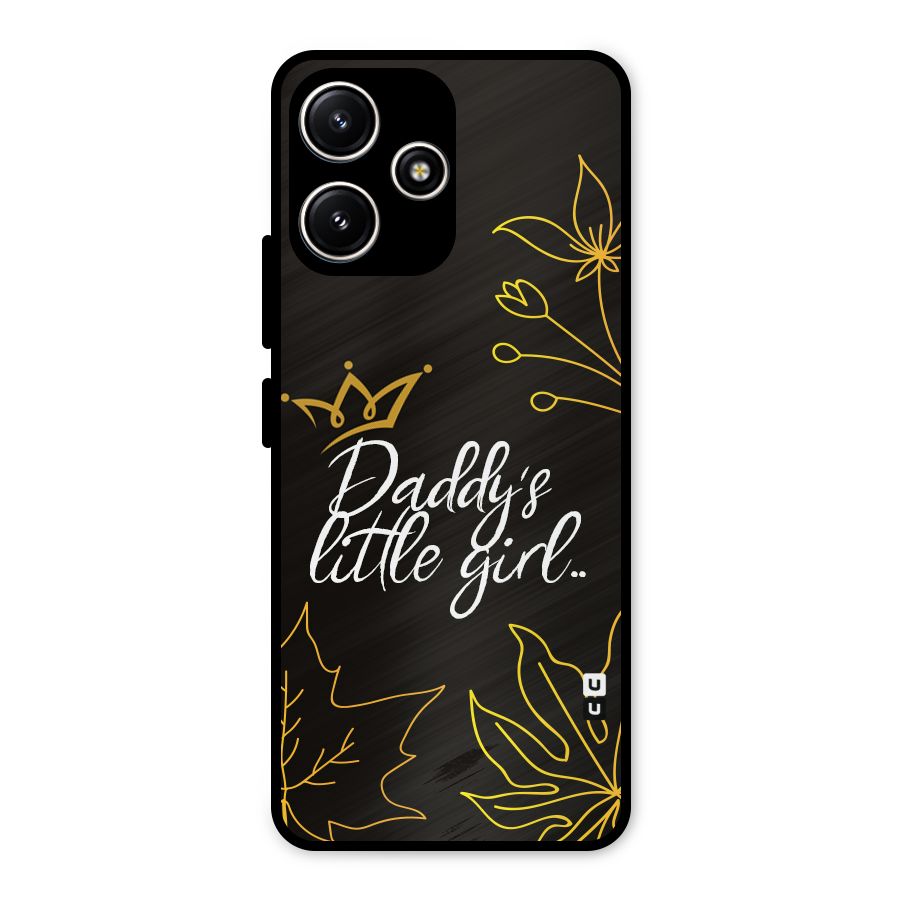Favorite Little Girl Metal Back Case for Redmi 12 5G
