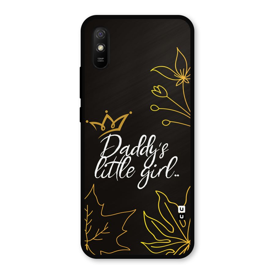 Favorite Little Girl Metal Back Case for Redmi 9a