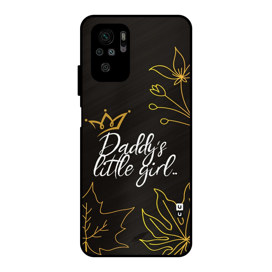 Favorite Little Girl Metal Back Case for Redmi Note 10S