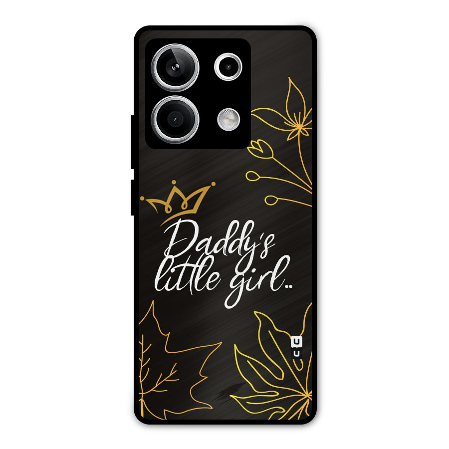 Favorite Little Girl Metal Back Case for Redmi Note 13 5G