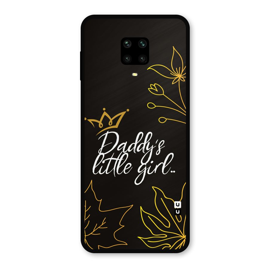 Favorite Little Girl Metal Back Case for Redmi Note 9 Pro Max