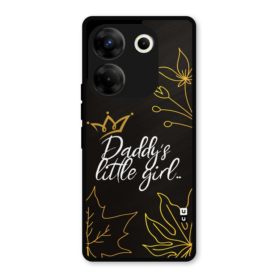 Favorite Little Girl Metal Back Case for Tecno Camon 20