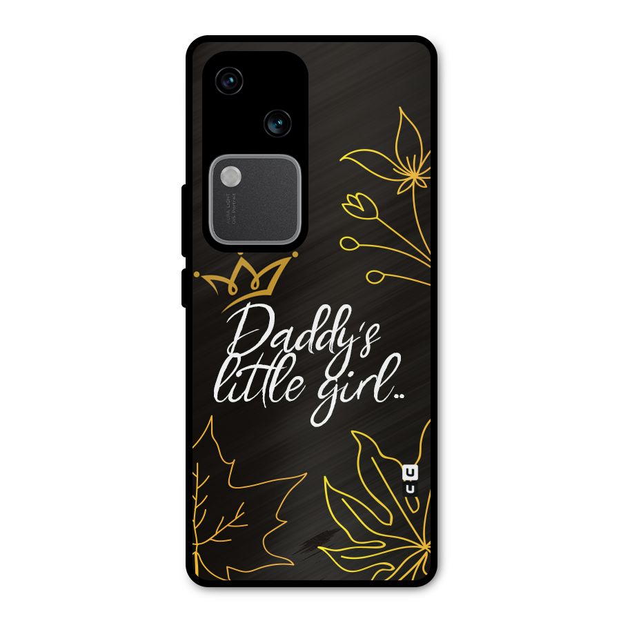 Favorite Little Girl Metal Back Case for Vivo V30 Pro