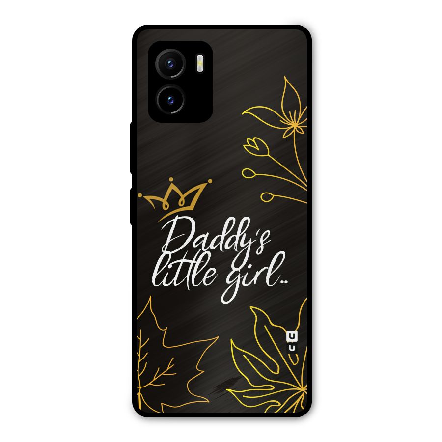Favorite Little Girl Metal Back Case for Vivo Y15s