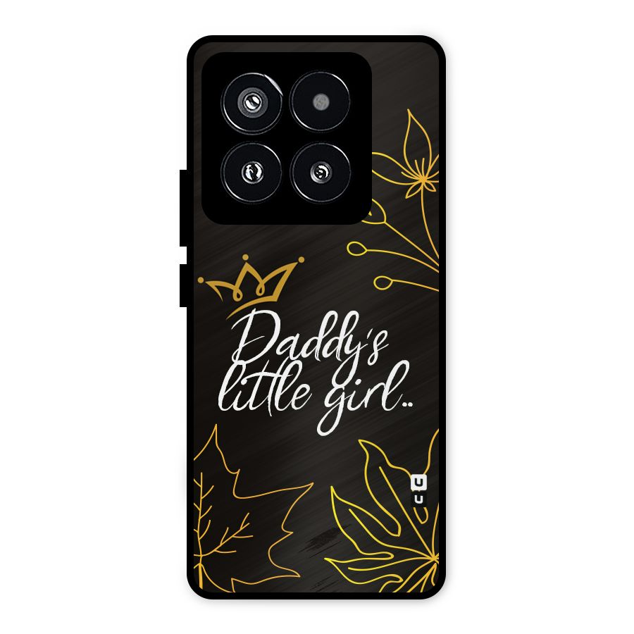 Favorite Little Girl Metal Back Case for Xiaomi 14 Pro