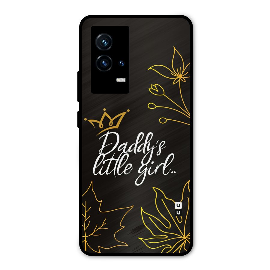 Favorite Little Girl Metal Back Case for iQOO 9 5G