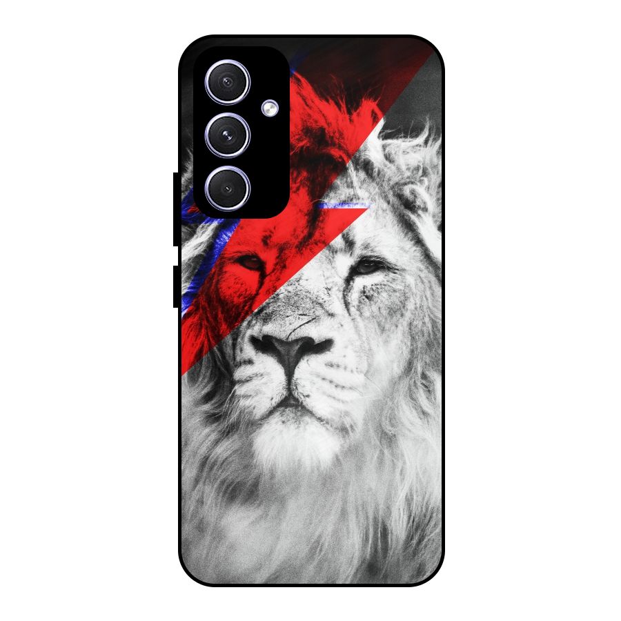 Fearless Lion Metal Back Case for Galaxy A54