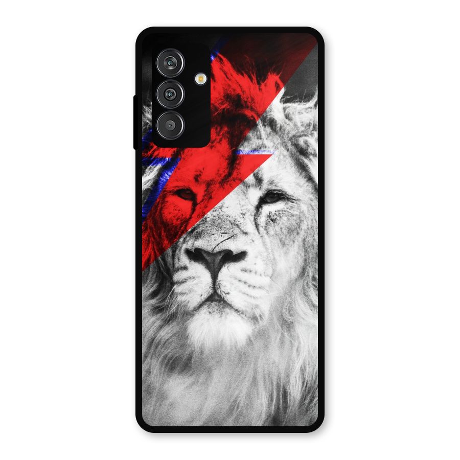 Fearless Lion Metal Back Case for Galaxy F13