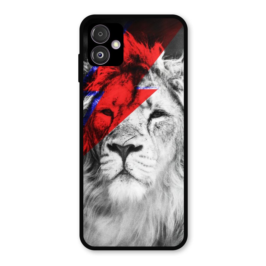 Fearless Lion Metal Back Case for Galaxy F14
