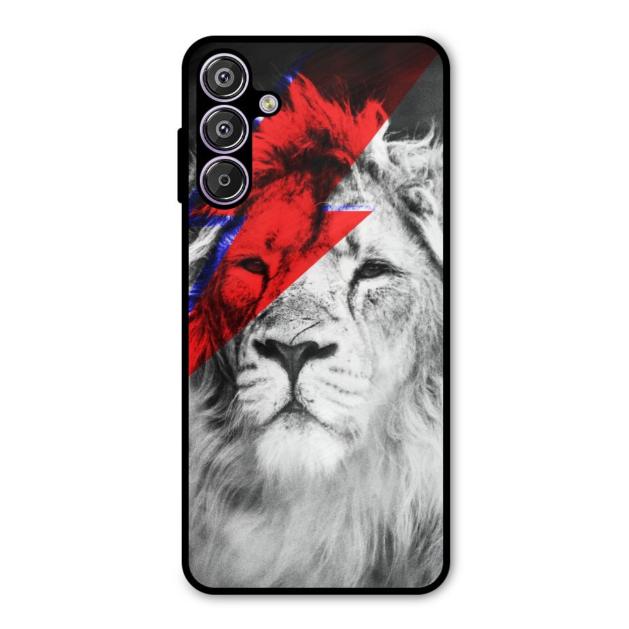 Fearless Lion Metal Back Case for Galaxy F15