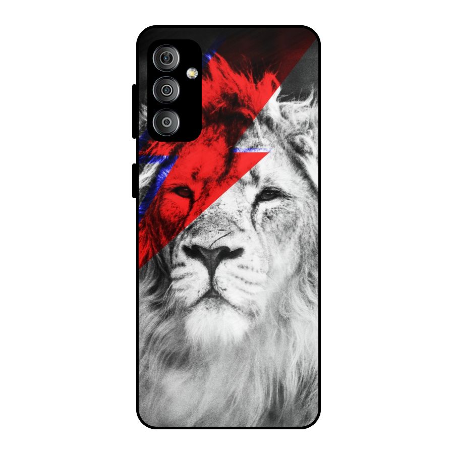 Fearless Lion Metal Back Case for Galaxy F23