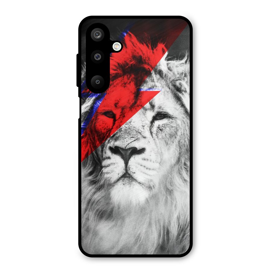 Fearless Lion Metal Back Case for Galaxy M16