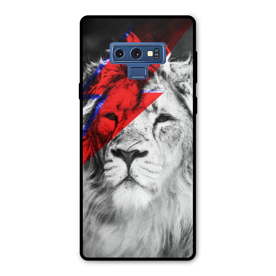 Fearless Lion Metal Back Case for Galaxy Note 9