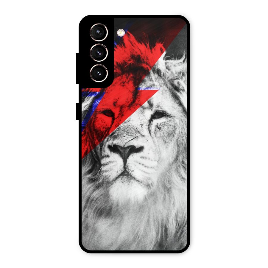 Fearless Lion Metal Back Case for Galaxy S21 5G