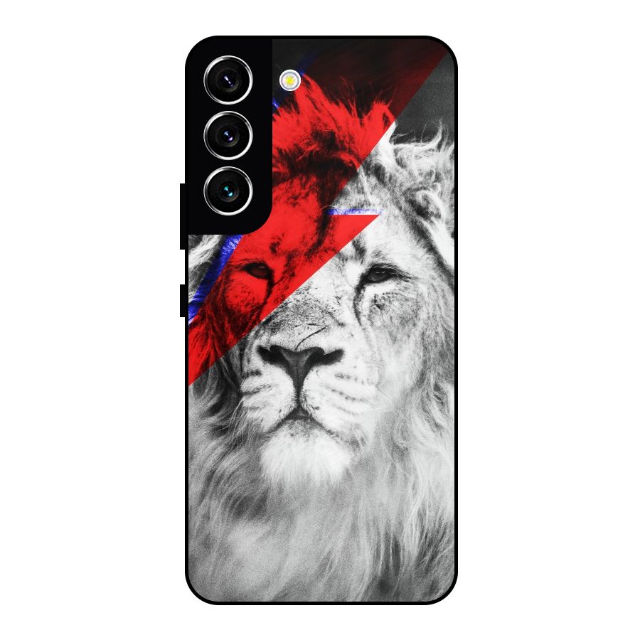 Fearless Lion Metal Back Case for Galaxy S22 5G