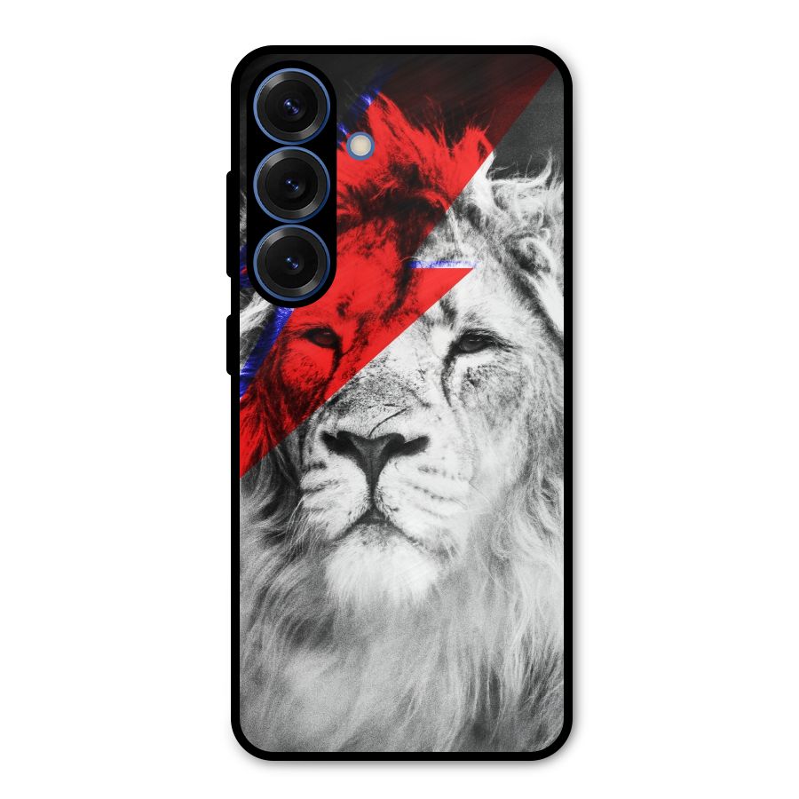 Fearless Lion Metal Back Case for Galaxy S25