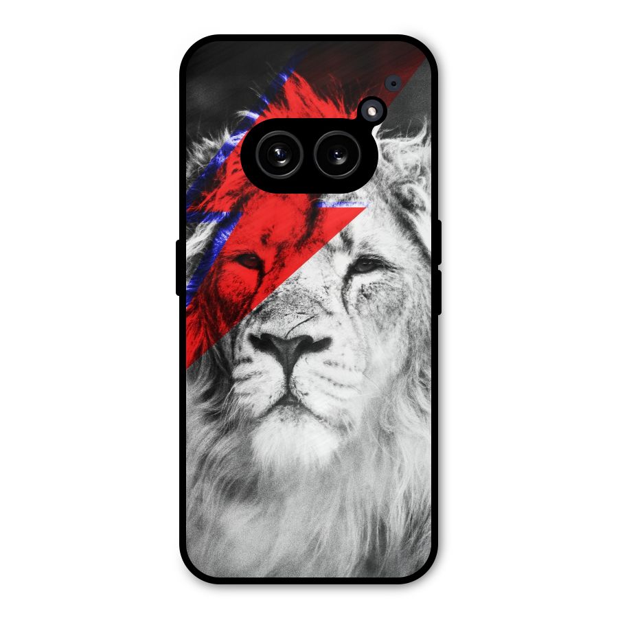 Fearless Lion Metal Back Case for Nothing Phone 2a Plus